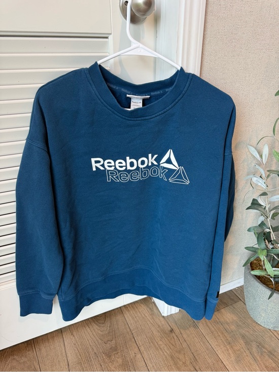Reebok Tops - Reebok Women’s Crewneck Sweatshirt in Deep Teal Blue